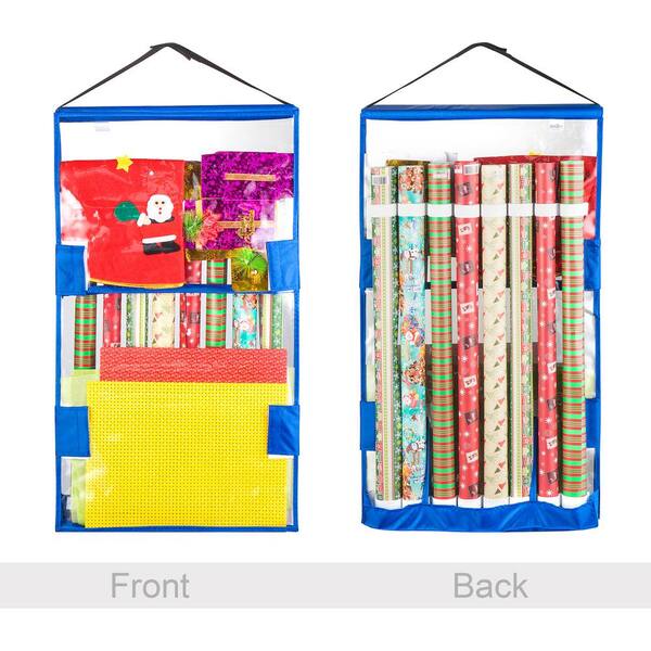 Tiny Tim Totes Double Sided Hanging Gift Wrap and Bag Organizer