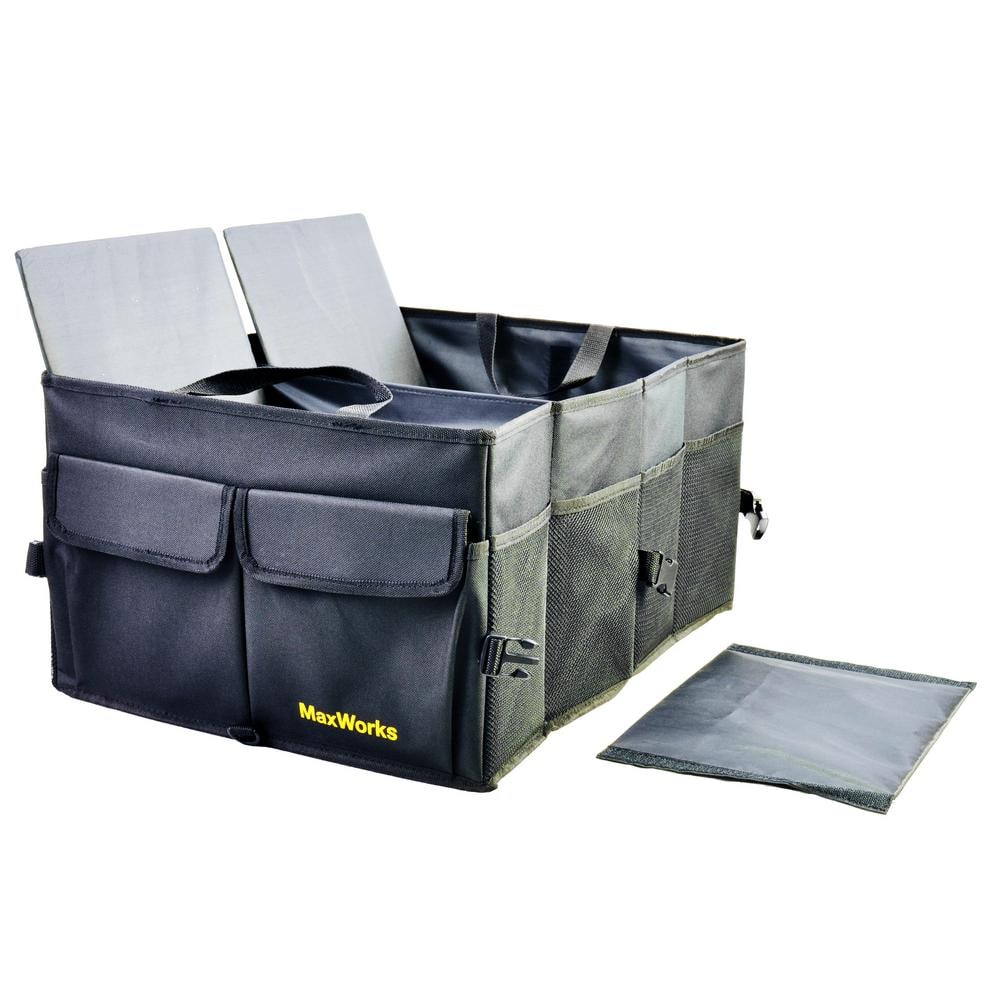 MaxxHaul Collapsible Car Trunk Organizer Foldable with Non-Slip Bottom  50337 - The Home Depot