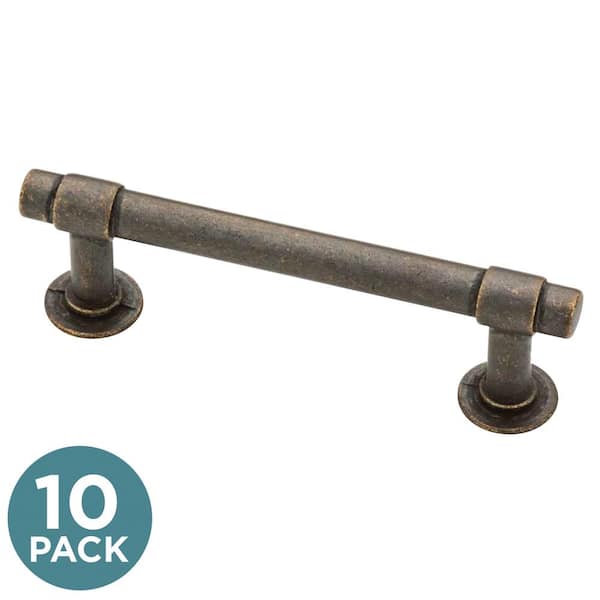 Franklin Brass P29617K-SI-B Soft Iron Francisco 4 Inch Center to Center Bar  Cabinet Pull - Pack of 10 