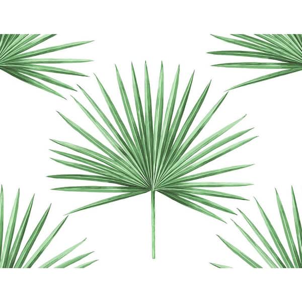 NextWall 40.5 sq. ft. Greenery Pacific Palm Vinyl Peel and Stick Wallpaper Roll