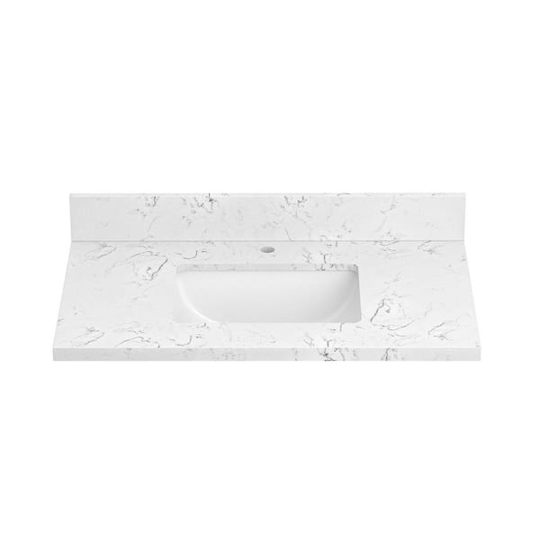 LANDOLT Classic Vein 37 in. W x 22 in. D Engineered Stone