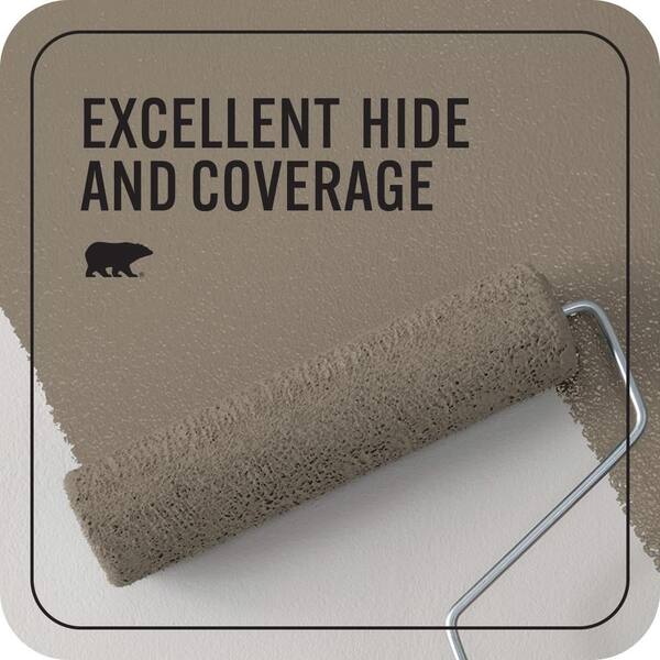 BEHR PREMIUM PLUS 8 oz. #720D-5 Mocha Accent Satin Enamel