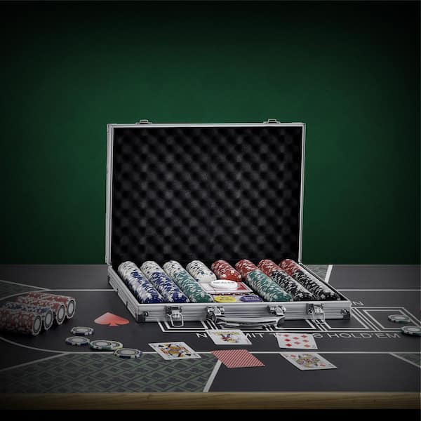 VEVOR Poker Chip Set 200-Piece Poker Set Complete Poker