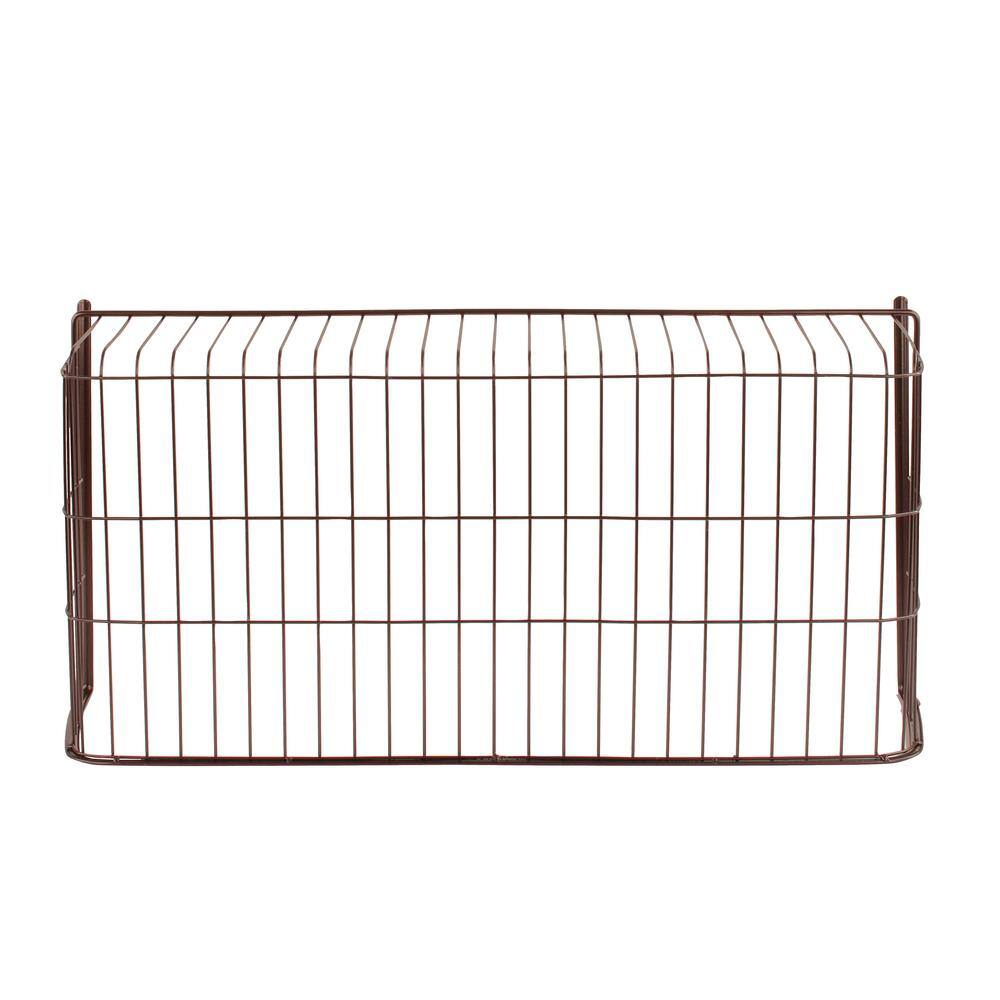 Bronze Over Door Large Steel Storage Basket