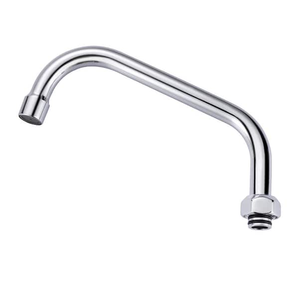 WOWOW 8 in. Commercial Faucet Swivel Spout Replacement in Polished Chrome with G3/4 Internal Thread