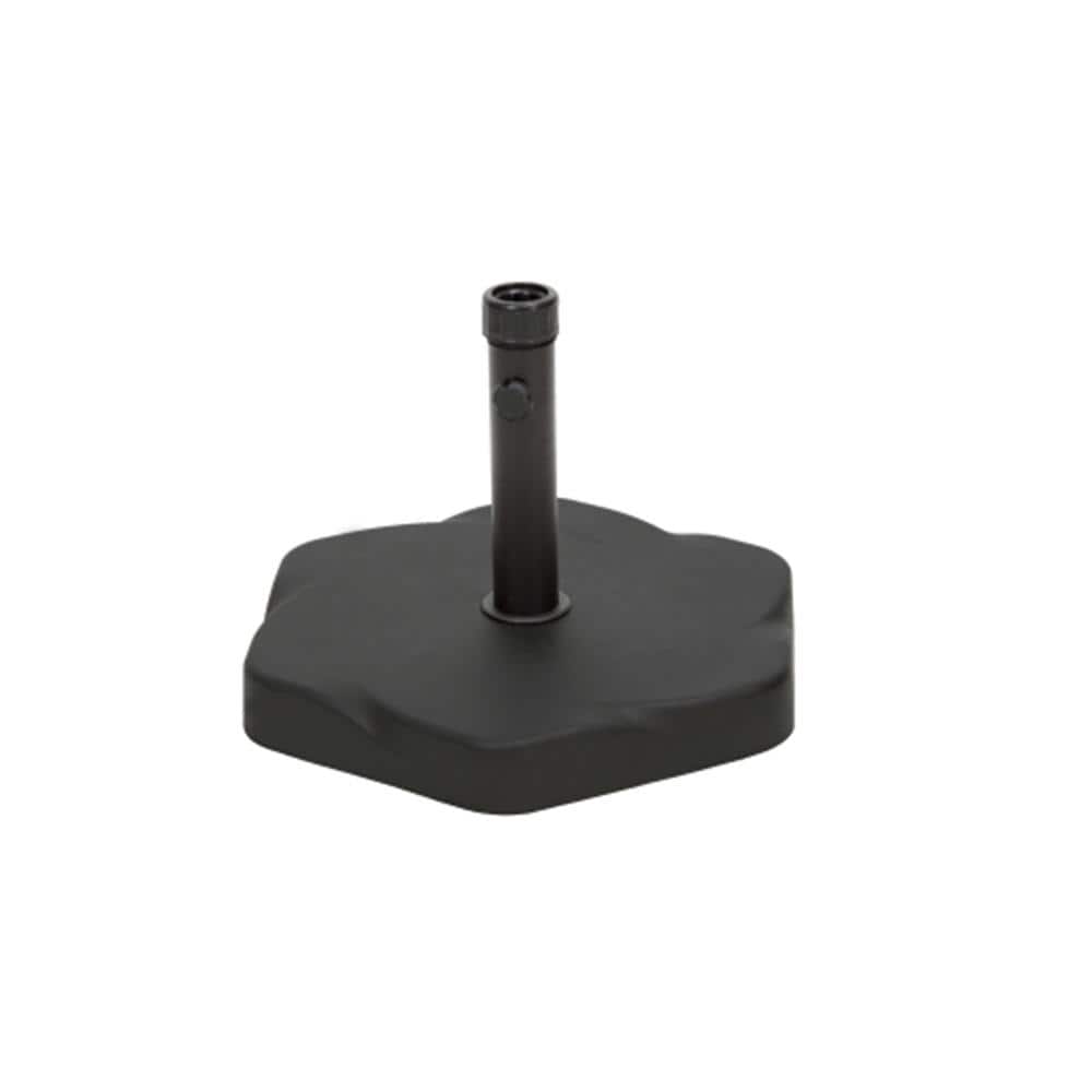 Misopily 66 lb. Steel Pole and Hex Shape Concrete Patio Umbrella Base