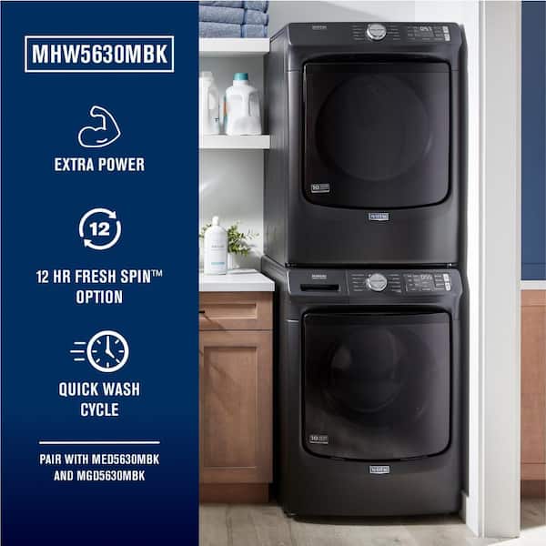 Maytag 4.5 cu. ft. Front Load Washer in Volcano Black MHW5630MBK