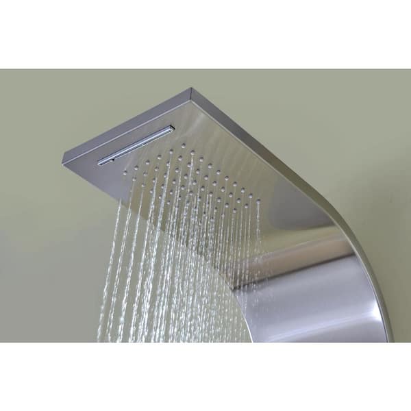 ANZZI Niagara 64 in. 2-Jetted Full Body Shower Panel with Heavy 