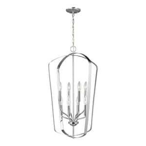 Romee 8-Light Chrome Transitional Pendant