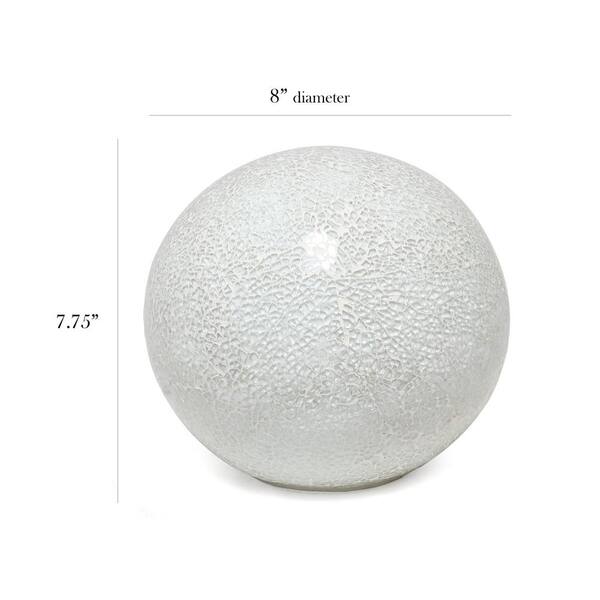 simple designs 1 light mosaic stone ball table lamp