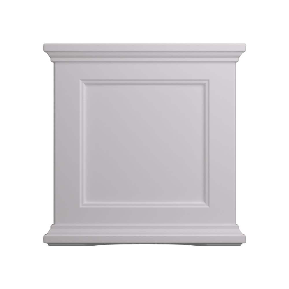 Fairfield Square White Self-Watering Polyethylene Planter 22"