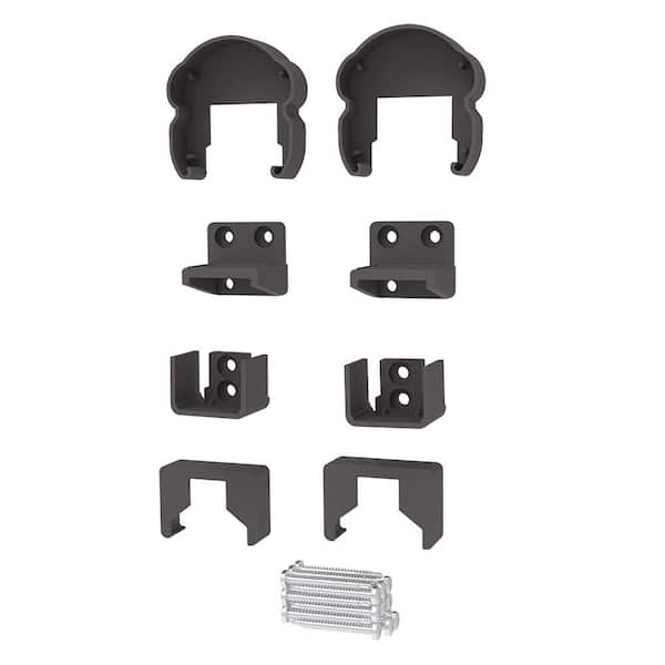RDI Avalon Aged Bronze Aluminum Pellinore Bracket Kit Level (Set of 4 - 2 top, 2 bottom)