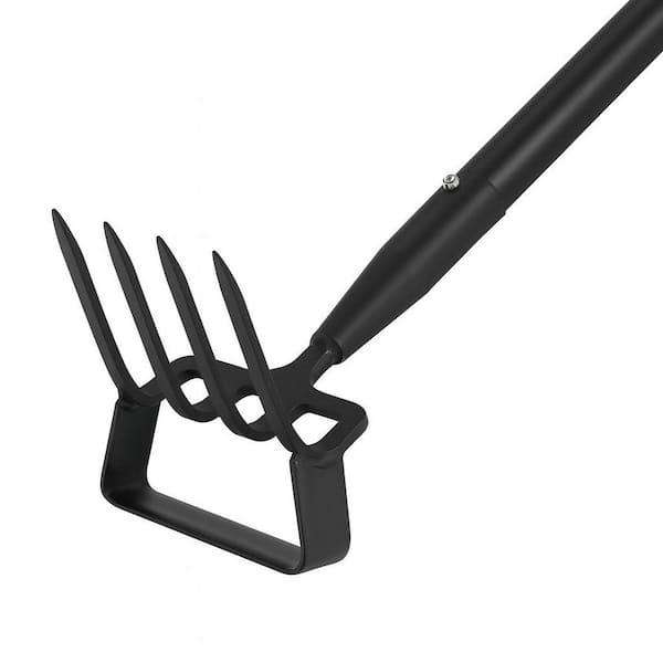 62 in. Steel Handle Stirrup Hoe and Cultivator-2-in-1 Heavy Duty Garden Hoe for Weeding, Loosening Soil, Cultivating