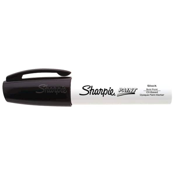 BLACK Color Sharpie Oil Based Opaque Paint Marker Pen Medium Point
