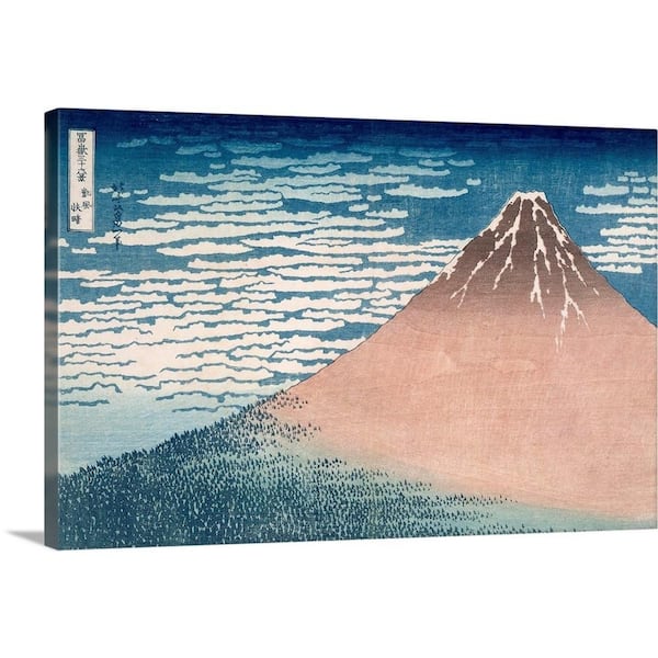 GreatBigCanvas "South Wind, Clear Dawn, from the series '36 Views of Mount Fuji', c..." by Katsushika Hokusai Canvas Wall Art