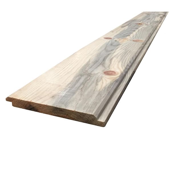 Sierra Pacific Industries 8 in. x 96 in. Blue Pine Shiplap Siding