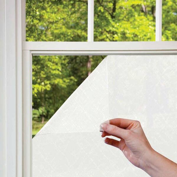 Unbranded 3 ft. x 6.5 Privacy Heat Control Fiberglass Pattern Window Film-DISCONTINUED