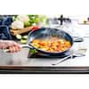 Blue Diamond 5 qt. Aluminum Ceramic Nonstick Saute Pan in Blue with Glass  Lid CC001811-001 - The Home Depot