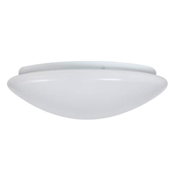 HALCO LIGHTING TECHNOLOGIES 11 in. White Selectable LED Flush Mount 2700/3000/3500/4000/5000K 90263