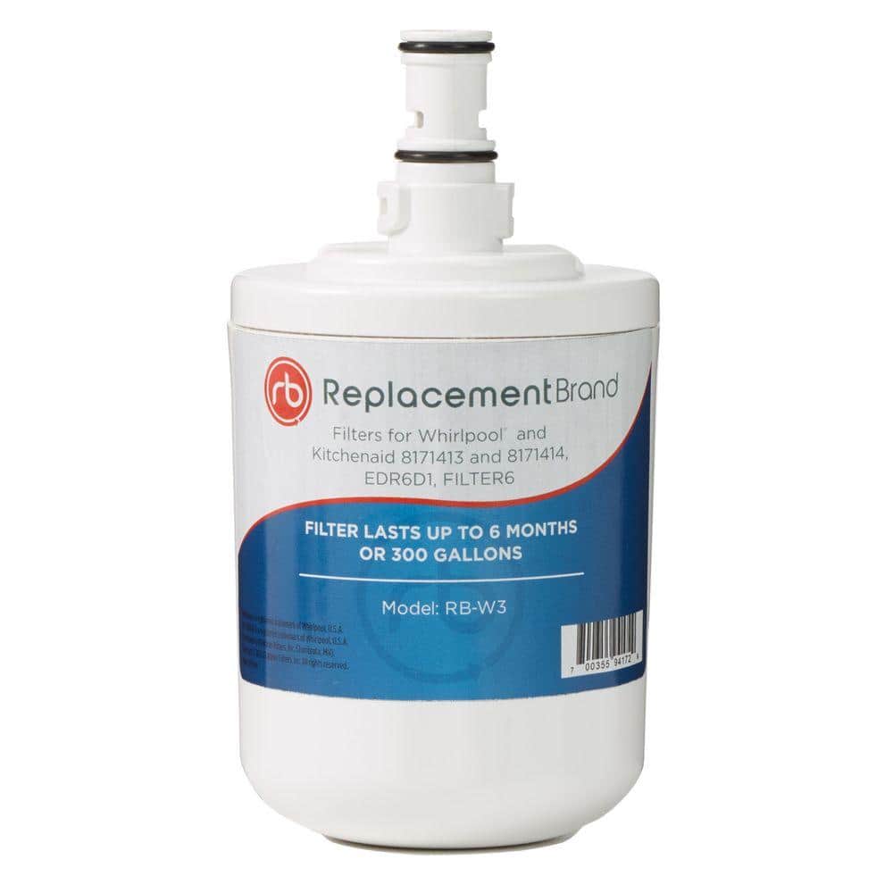 ReplacementBrand 8171413 Comparable Refrigerator Water Filter -  W3
