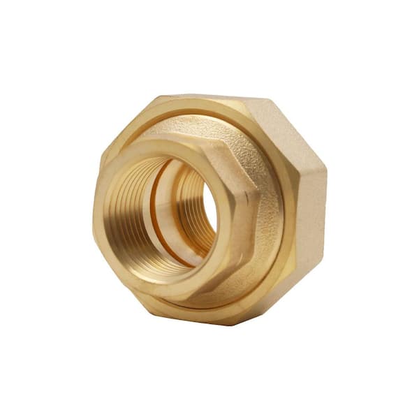Everbilt 1/2 in. FIP Brass Union