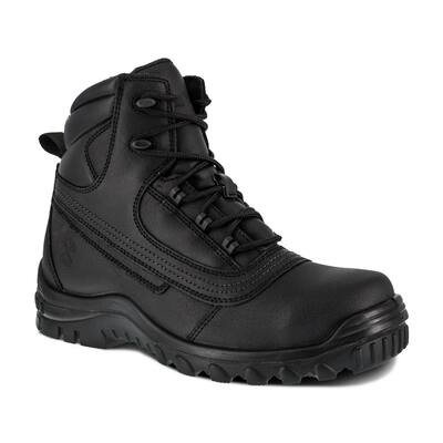Men's Backstop Water Resistant Puncture Resistant 6 inch Work Boot - Steel Toe - Black Size 7.5(W)
