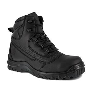 Men's Backstop Water Resistant Puncture Resistant 6 inch Work Boot - Steel Toe - Black Size 11(M)
