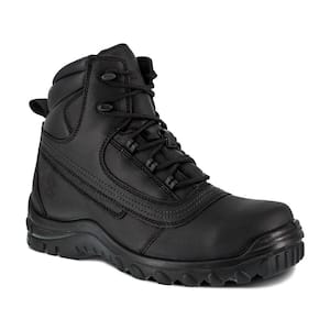 steel toe work boots with memory foam