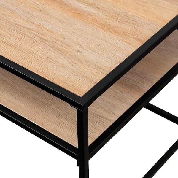Walker Edison Furniture Company 40 in. Coastal Oak/Black Walker Edison Furniture Company 40 in. Coastal Oak/Black