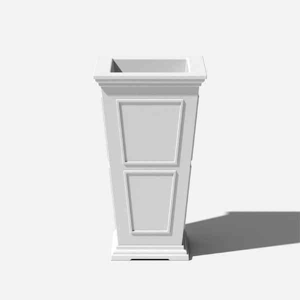 Veradek Brixton Series 28 in. T White Plastic Planter