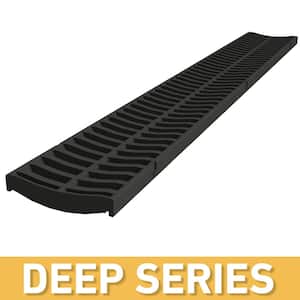 Deep Series Black Replacement Grate to suit 5.4 in. W x 5.4 in. D x 39.4 in. L Trench and Channel Drain