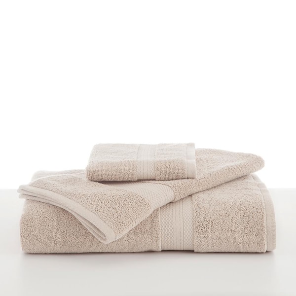Martex Abundance Ecru Solid Cotton Blend Single Hand Towel