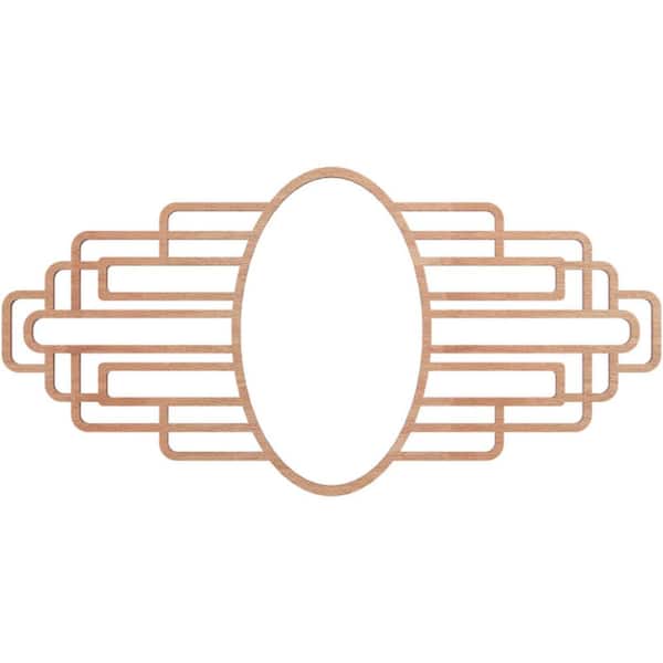 Ekena Millwork 0.375 in. x 6.75 in. x 9 in. Wood Medallion Moulding