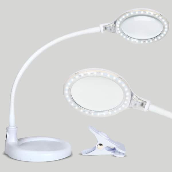 Magnifying Glass With Light By Lightaccents - Desk lamp with light Battery  Operated Lighted Magnifier - UPC: 850017644182