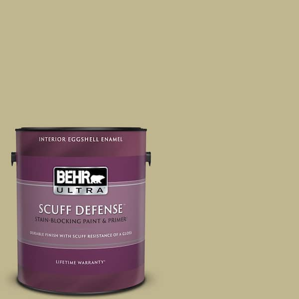 BEHR ULTRA 1 gal. #ICC-68 Minced Ginger Extra Durable Eggshell Enamel Interior Paint & Primer