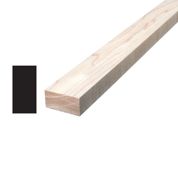 Alexandria Moulding Maple S4S Board (Common: 1 in. x 2 in. x 96 in.; Actual: 0.75 in. x 1.5 in. x 96 in.)