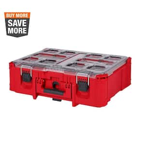 PACKOUT 20 in. Deep Organizer with 6 Compartments and Quick Adjust Dividers