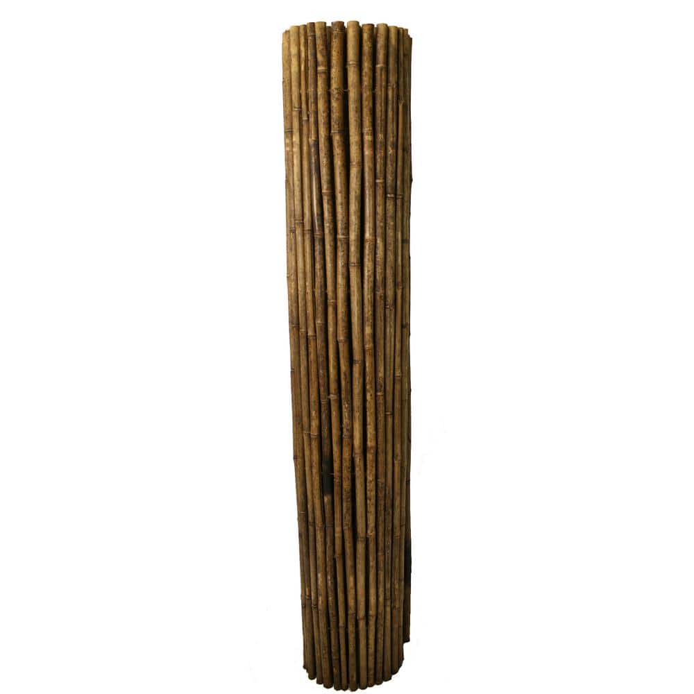 Caramel Brown Bamboo Fence Panel, 4' x 8'