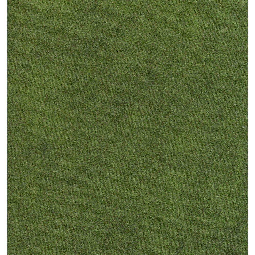Elegant Green Velvet Tufted Footstool with Channel Detailing