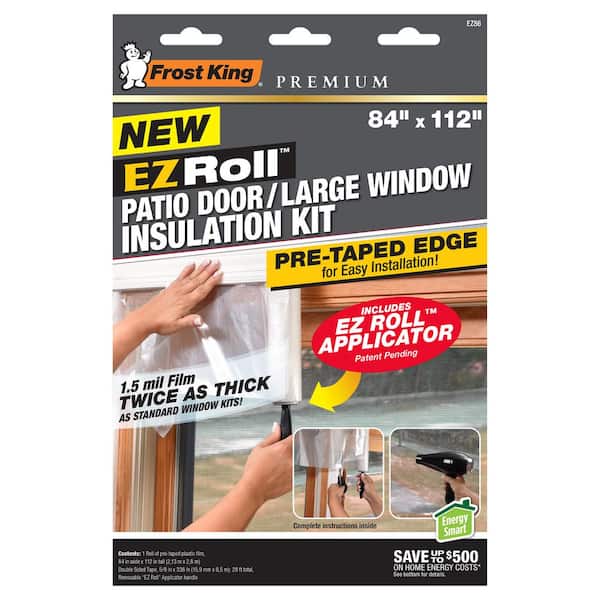 Energy Saving Window Insulation Kit Draught Excluder Clear Film Block Frost  Cold