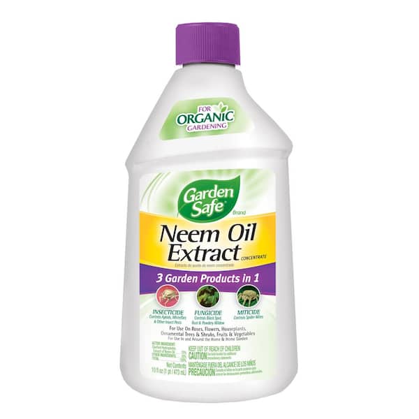 Garden Safe 10 oz. Neem Oil Extract Concentrate Insect Killer HG-93231 -  The Home Depot