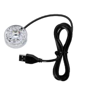 Submersible LED Aquarium Light Fist Tank with USB Port and 4-Colors Underwater Light