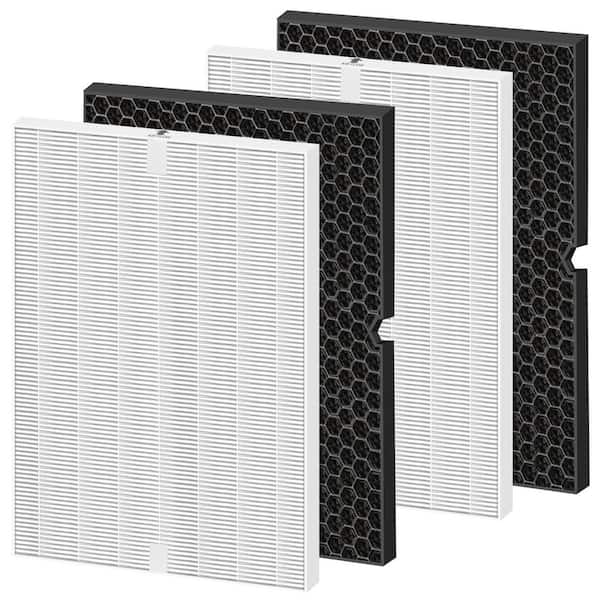 13 in. True HEPA Air Purifier Accessory Filter, 2-Sets Filter for Winix 5500-2 5510 5520 Am80 Plasmawave Air Purifier