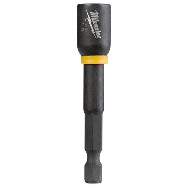 Milwaukee SHOCKWAVE Impact Duty 5/16 in. x 2-9/16 in. Alloy Steel Magnetic Nut Driver (1-Pack)