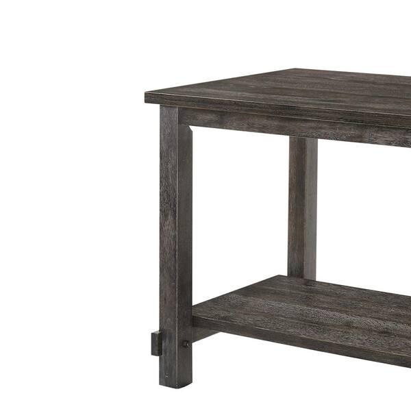 ACME Furniture DRIFTWOOD　LOWTABLE Acme Furniture Martha II Classic Weathered Gray Wood 30 in