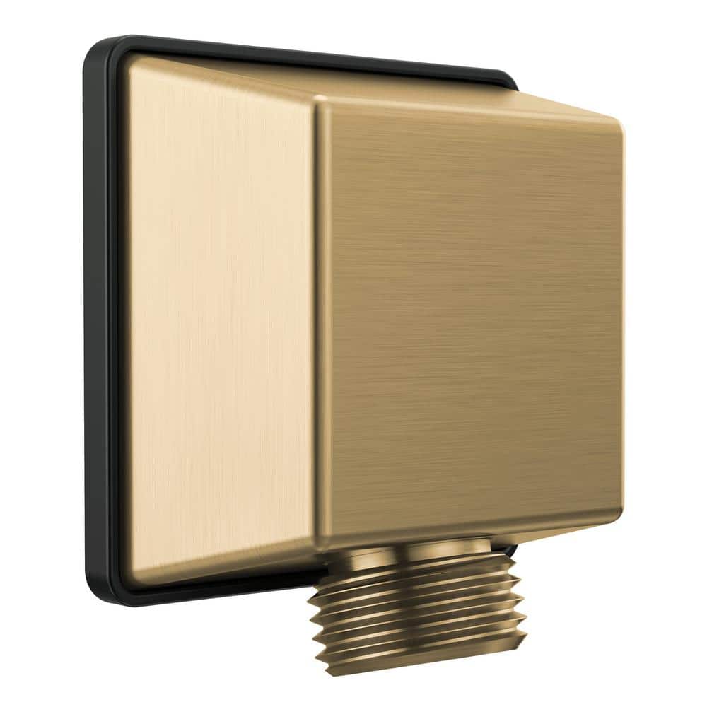 Champagne Bronze Square Wall Elbow Connector