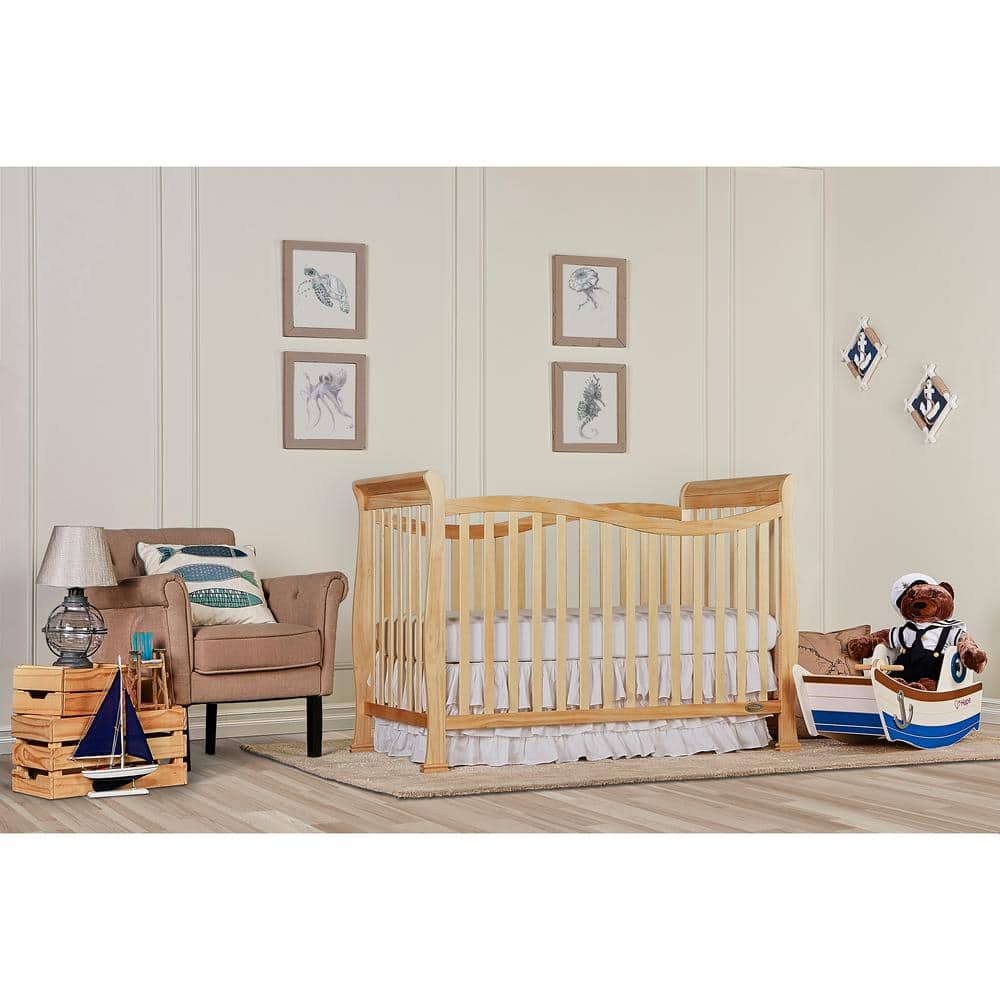 Dream On Me Violet Natural 7-in-1 Convertible LifeStyle Crib -  655-N