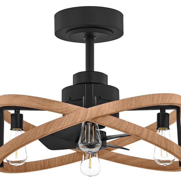 Home Decorators Collection Baleto 23 in. 4 Dimmable LED Bulbs