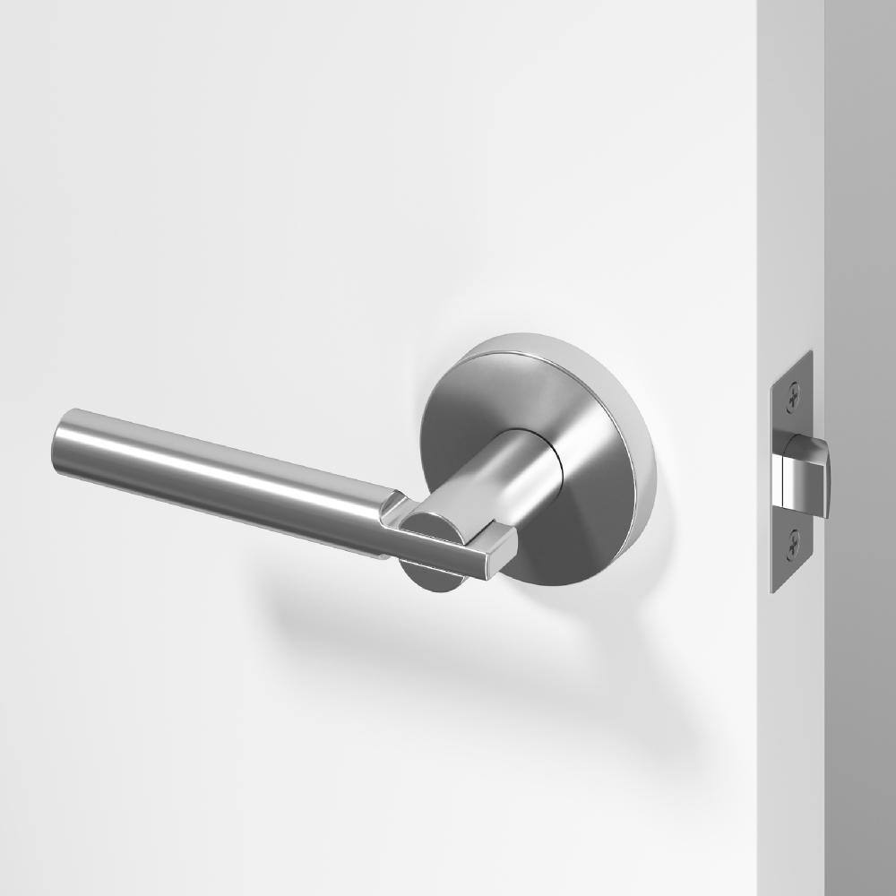 Terra Metal Chrome Passage Hall/Closet Round Door Handle with Round Rosette price history on PriceWatchPro