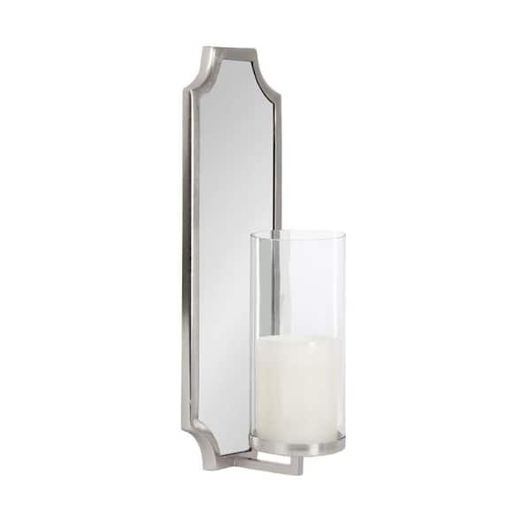Ciel Silver Metal Wall Sconce